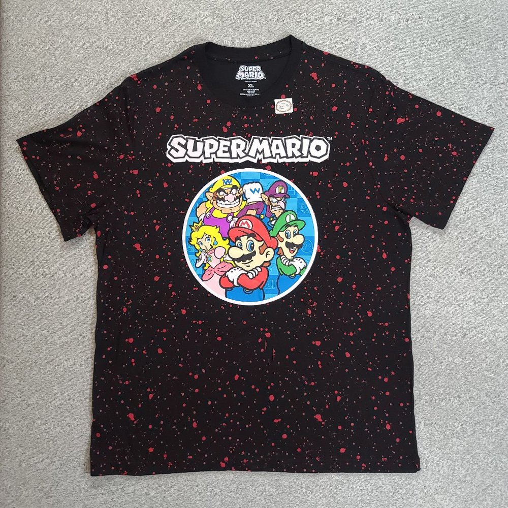 Super Mario T-Shirt Short Sleeve - XL